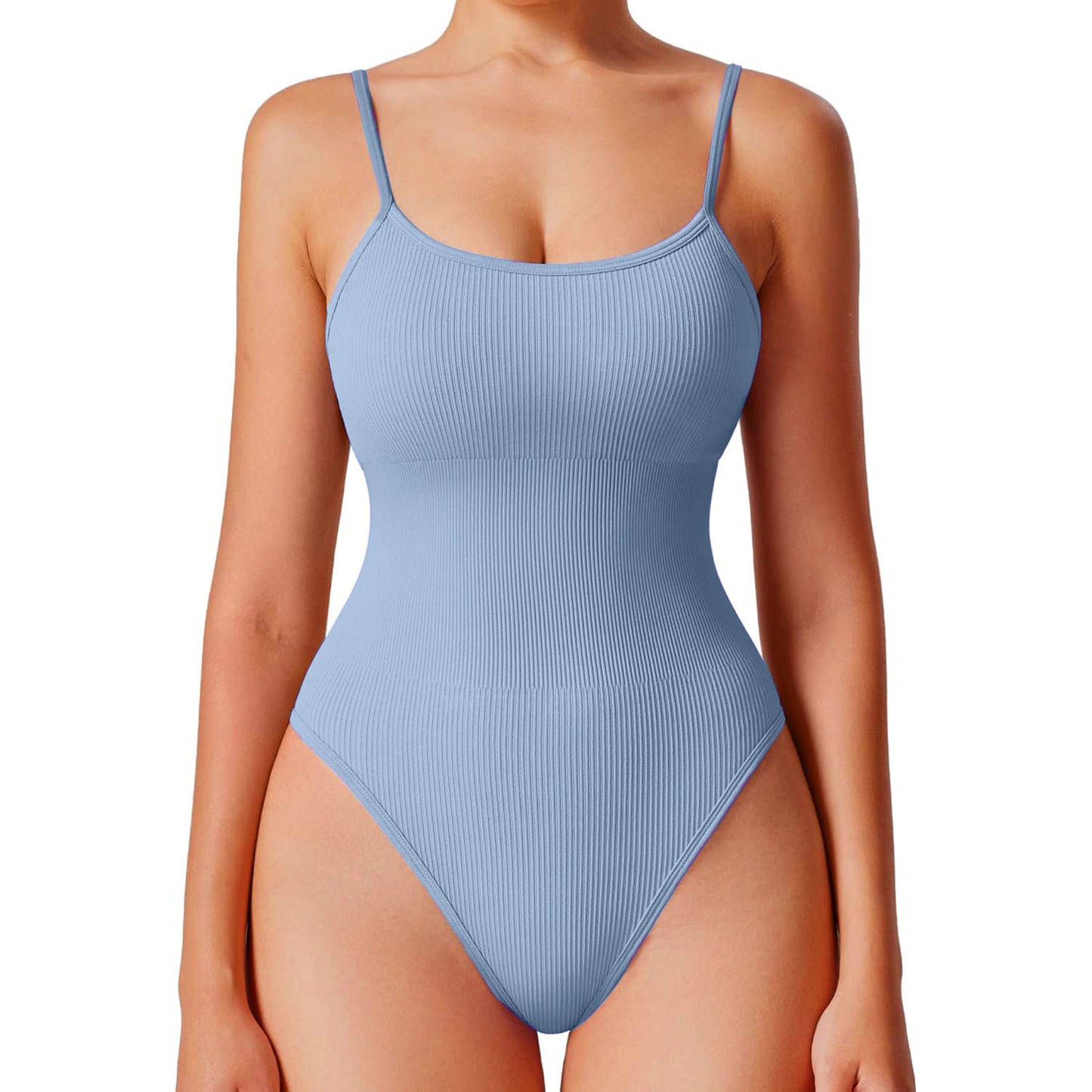 Women's Yoga Bodysuit with Back Support for Fitness Shaping and All Day Comfort