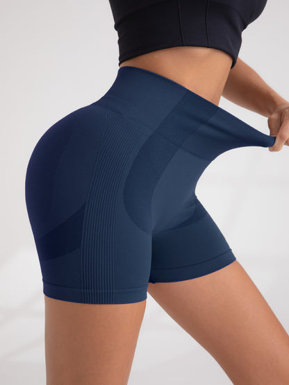 High Waisted Seamless Yoga Shorts for a Lifted Peach Butt Breathable Quick Dry Athletic Running Shorts for Gym and Fitness