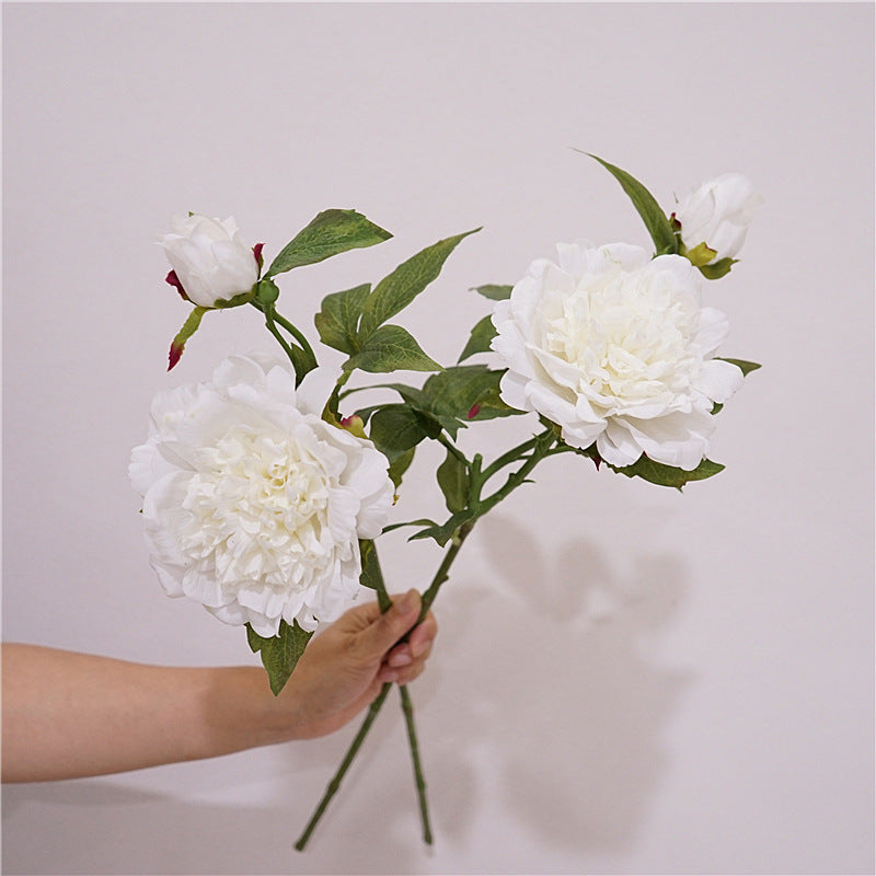 Soft Touch Moisturizing Peony and Peony Artificials - Elegant Indoor Home Decoration, Perfect Floral Arrangement for Stunning Photography Props