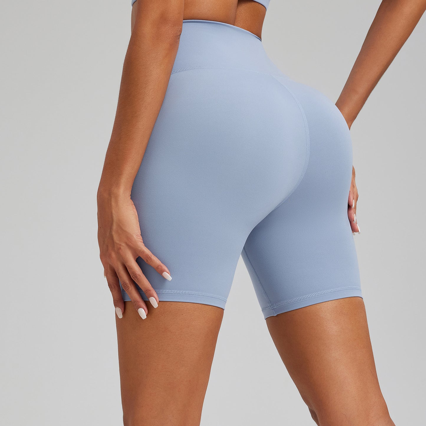 High Waisted Lycra Yoga Shorts for Women Seamless Lifted Fit for Workouts and Everyday Wear