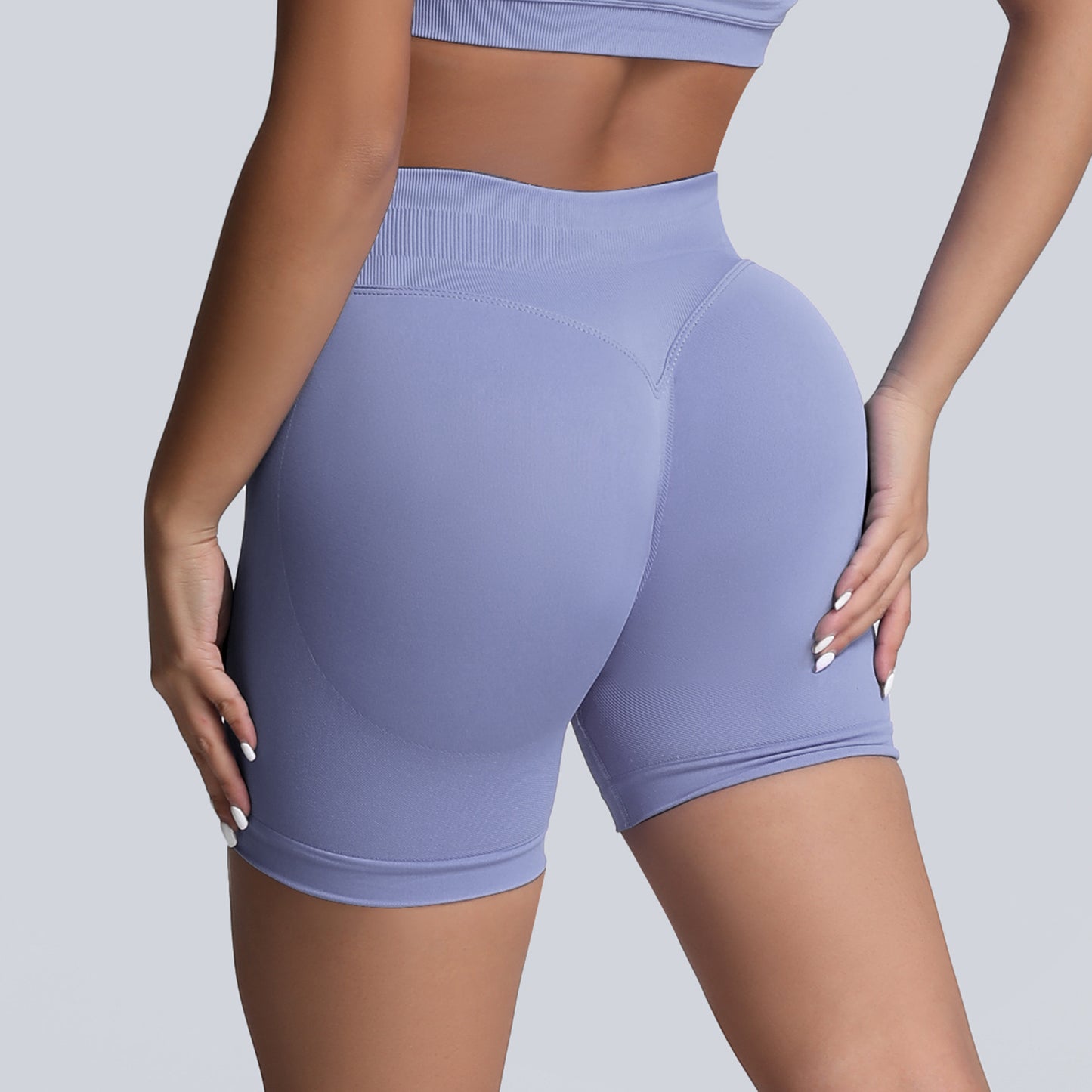 Seamless High Waisted Yoga Shorts for Women Tummy Control Butt Lifting and for Running Gym and Everyday Wear