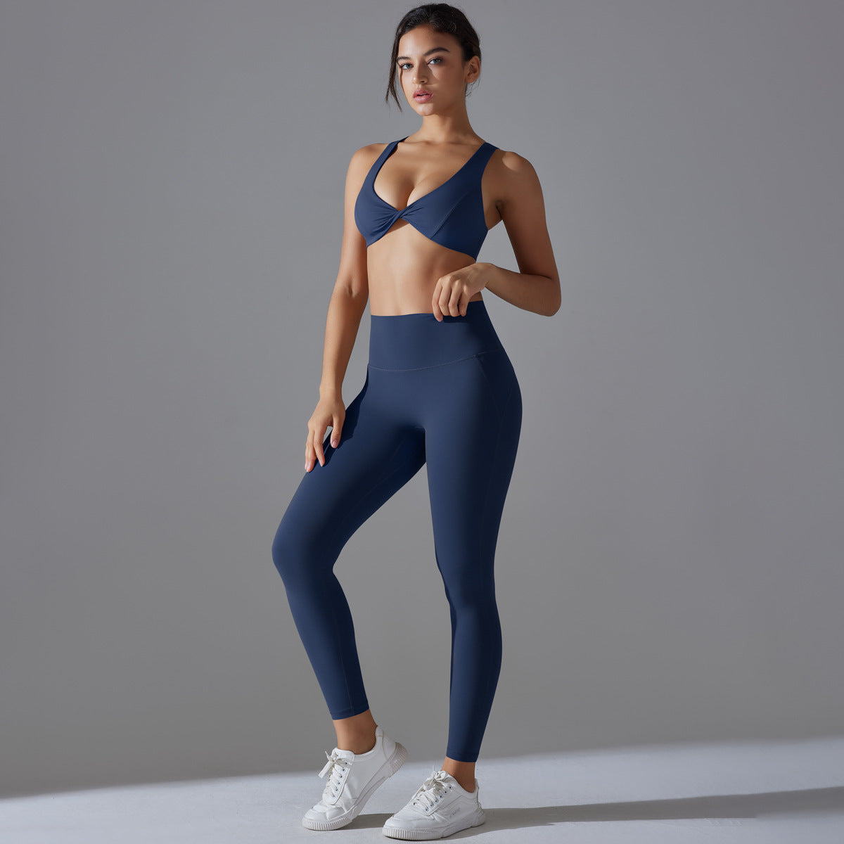 Revolutionary High Waisted Butt Lifting Leggings Sports Bra Set for Women No Underwear Needed for Comfort During Running Yoga and Fitness Workouts