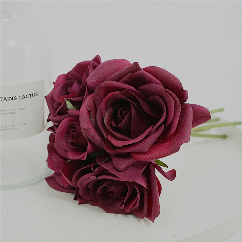 High-Quality Soft Touch Hydrating Rose Bouquet | Corolla Home Floral Décor | Stunning Bridal Handheld Flowers | Perfect Photography Prop