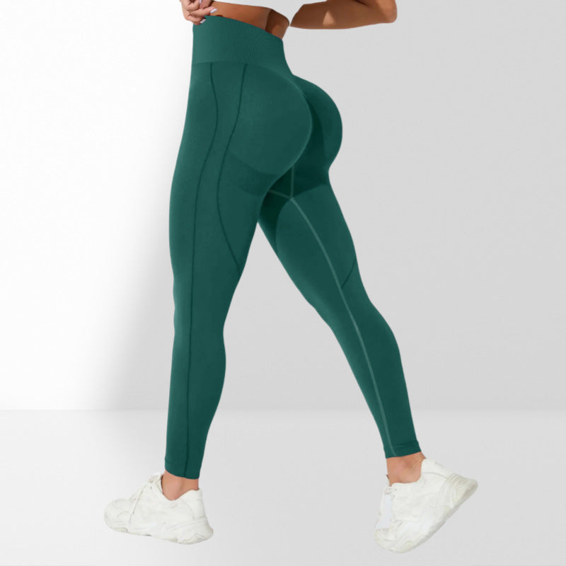 Seamless High Waisted Peach Butt Yoga Leggings for Women Comfort Support for Running Gym Workouts and Everyday Wear