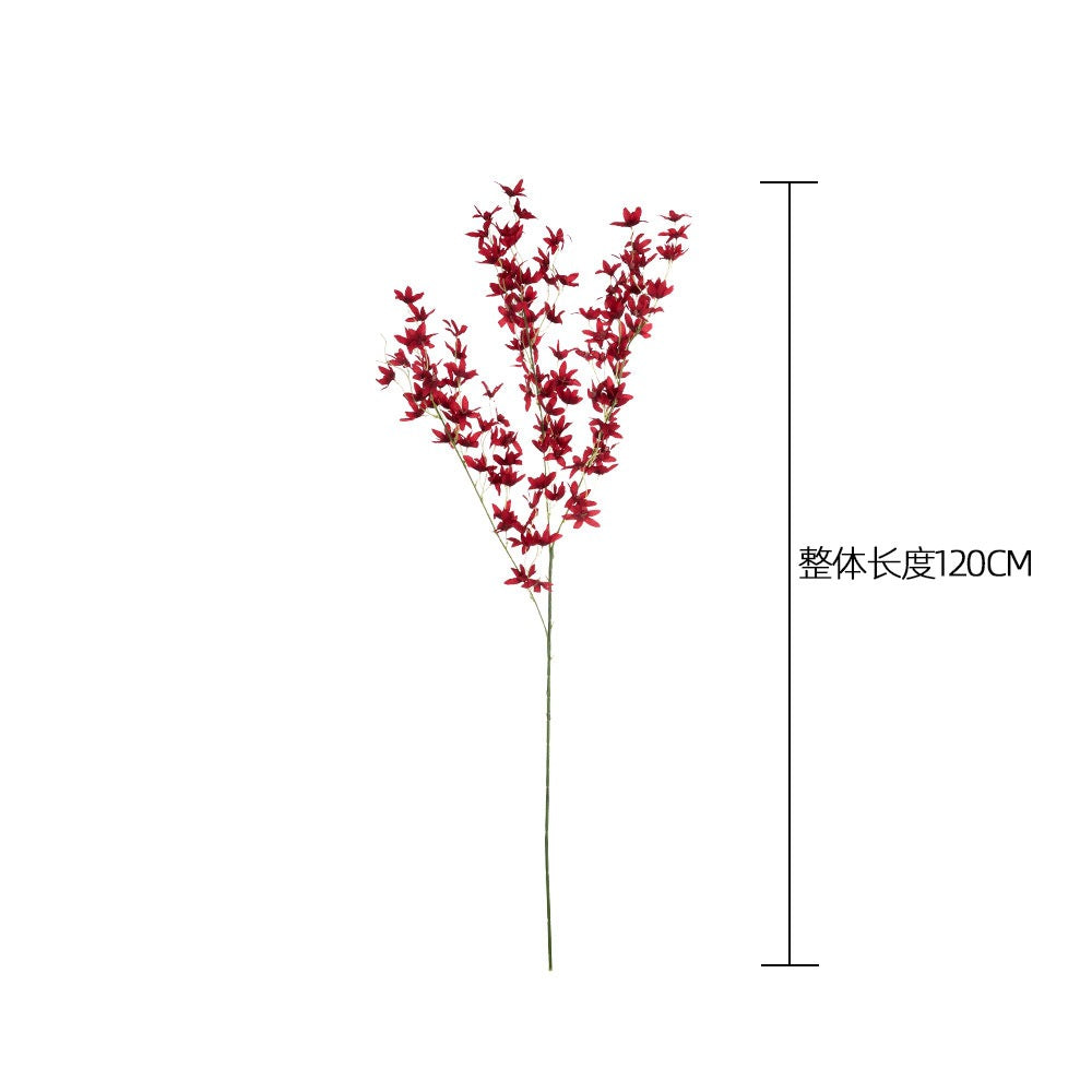 Realistic Dancing Lady Orchid Faux Flowers for Home Decoration - Perfect for Weddings, Bridal Bouquets, Aisle Arrangements, and Flower Walls - Model MW06732