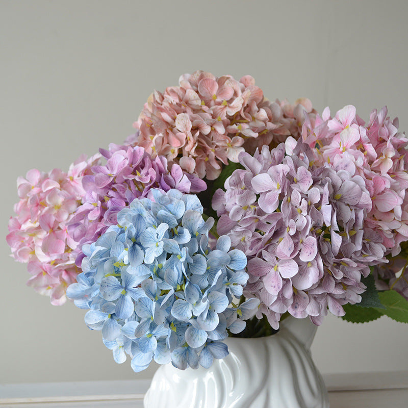 Spring-Inspired 3D Hydrangea Faux Flowers - Artistic Home Decor & Photography Props | Silk Floral Arrangements for Weddings & Event Decor