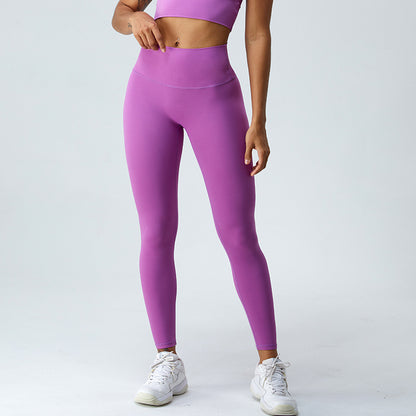 High Waisted Women's Yoga Pants Cloud Feel Butt Lifting No Show Seam Comfortable Long Leggings for Workout Performance