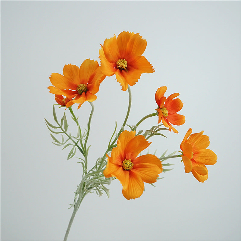 Charming Artificial Single Stem Princess Cosmos Flower - Perfect Home Decor Accent for Weddings, Events, and Everyday Elegance