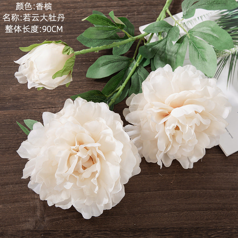 Luxurious Faux Large Peony Flower Arrangement for Home Décor – Ideal for Weddings and Celebrations (Model MW11222)