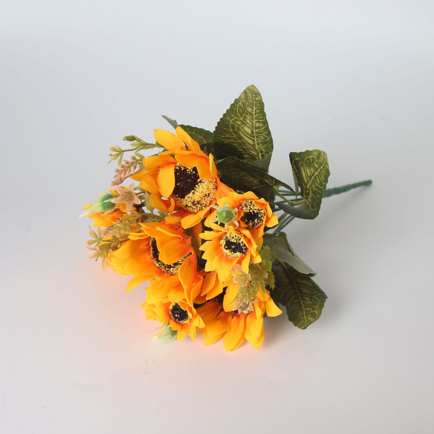 Stunning Autumn-Inspired Bionic Sunflower Bouquet – Elegant Faux Sunflowers for Home Décor and Wedding Celebrations