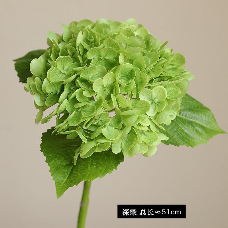 Luxurious Hydrating Handfeel Artificial Hydrangea - Perfect for Forest-Themed Weddings and Home Décor, Stunning Faux Floral Arrangements