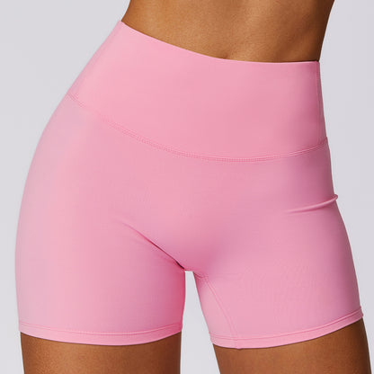 High Waisted Cloud Feel Yoga Shorts for Women Tummy Control Butt Lifting and for Running and Fitness Activities Style 8047