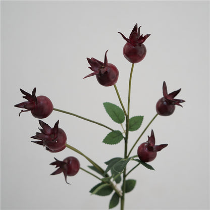 Stunning Nordic Rosehip Faux Flowers for Wedding and Home Décor – Elegant Table Centerpiece for Living Room & TV Stand