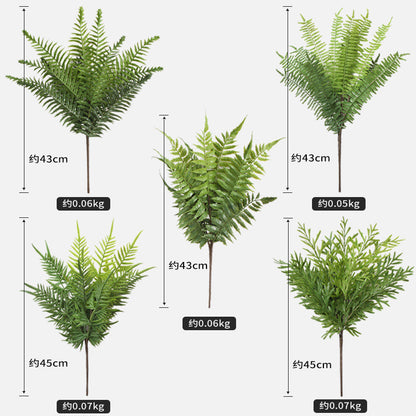 Realistic Fern Boston Fern Replica - Soft Touch Faux Boston Fern for Lush Interior Décor and Landscape Design