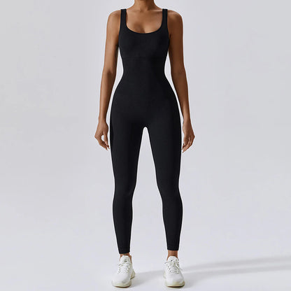 Seamless Threaded Yoga One Piece Bodysuit for Women Ideal for Outdoor Sports Running and Fitness Workouts Ultra Comfortable and All in One Activewear