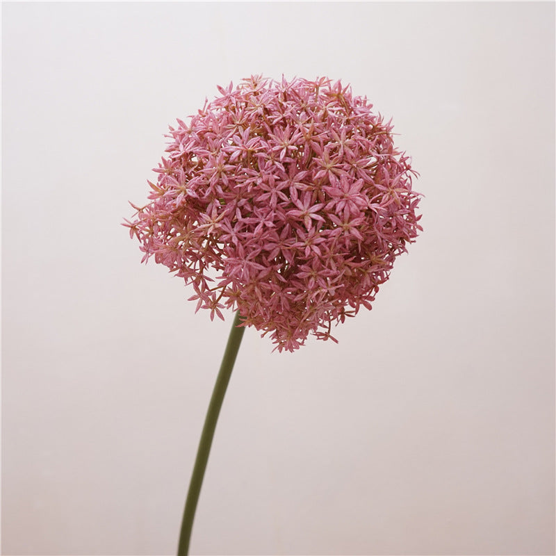 Realistic Single Stem Green Onion Flower - Perfect for Window Displays, Wedding Decor, Photo Props & Floral Arrangements