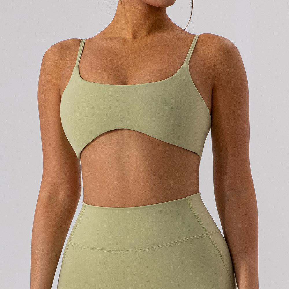 Women's Moisture Wicking Racerback Yoga Bra for Pilates and Fitness Supports Active Lifestyles with a Sleek Design