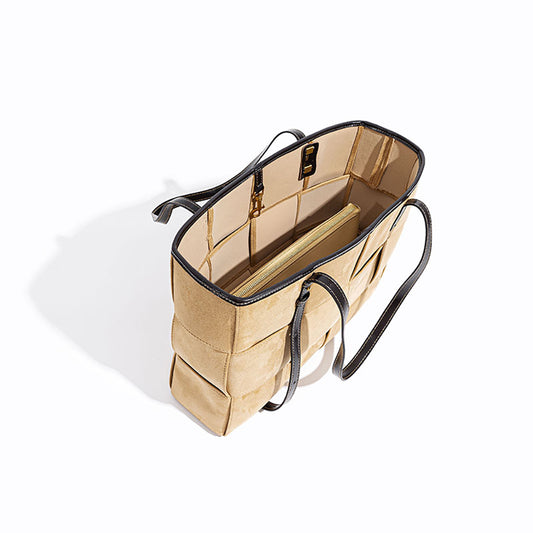 Fall Winter Chunky Knit Cashmere Tote Bag Spacious Women s Shoulder Bag for Laptops and Daily Essentials