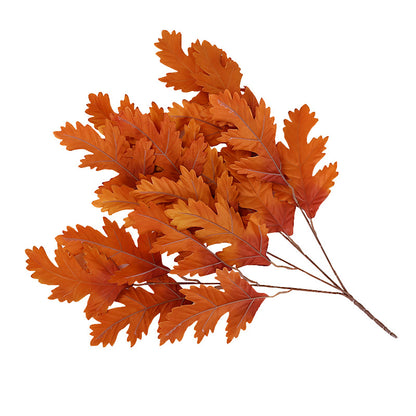 Lifelike Artificial Oak Leaves for Stunning Wedding Decor - Perfect for Floral Walls, Backdrops, and Elegant Ceiling Decorations