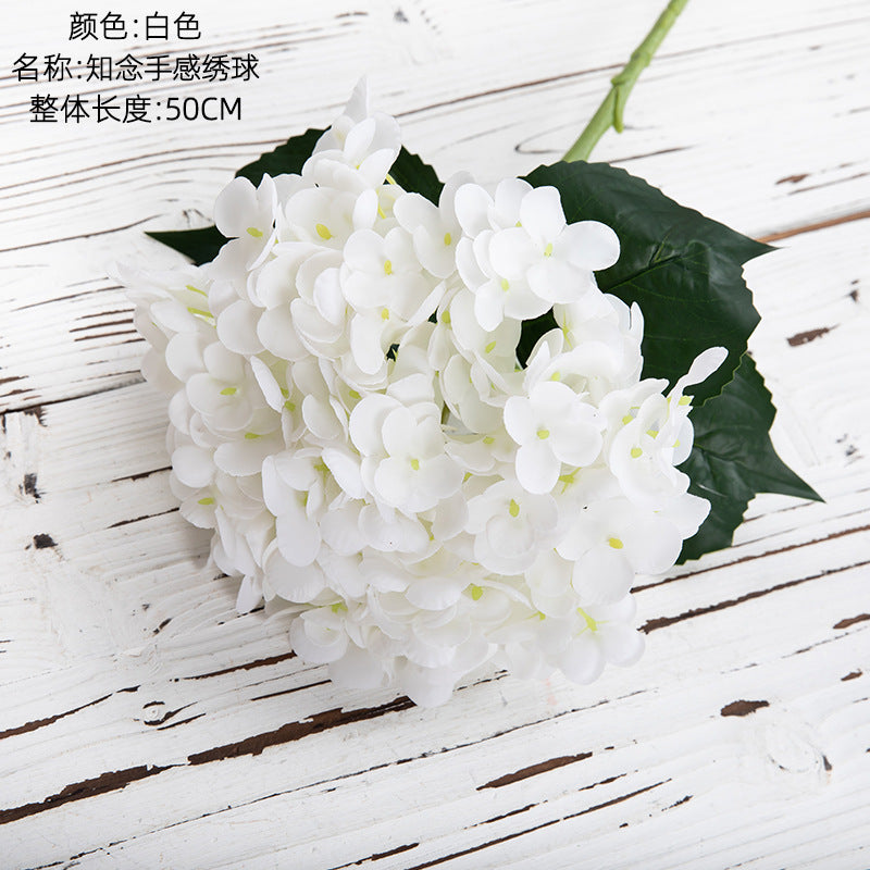 Realistic Hydrangea Floral Arrangement for Home Décor - Perfect for Weddings & Events,  Quality Faux Flowers with a Soft Touch (Model MW96001)