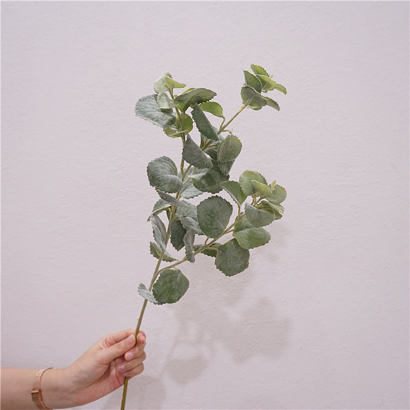 Nordic-style Artificial Green Plant with Realistic Peppermint Leaves - Perfect for Living Room Decoration, Floral Arrangements, and Photography Props