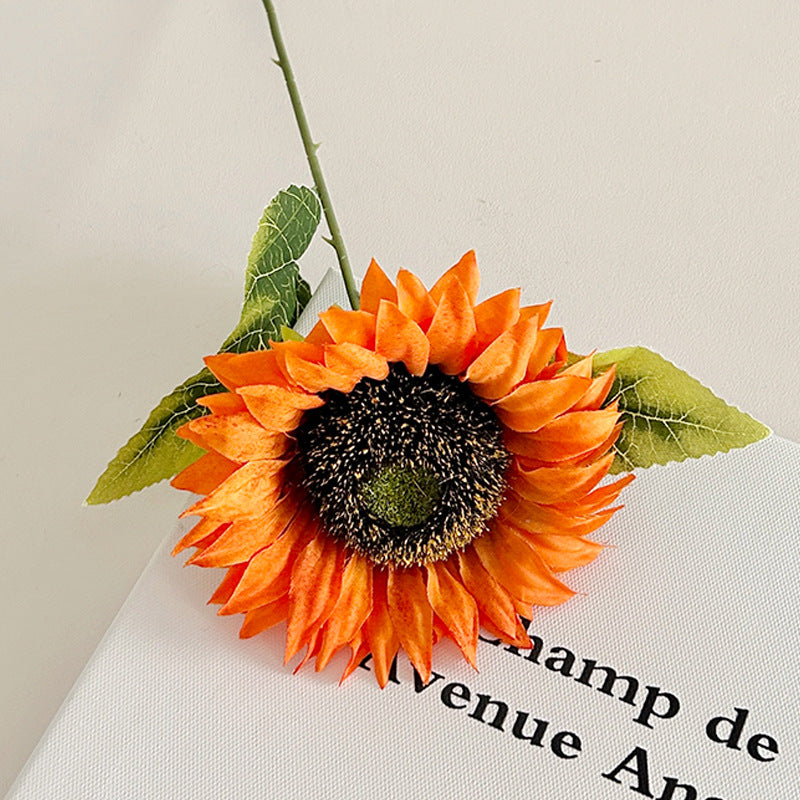 Lifelike Sunflower Bouquet - Brighten Your Home Décor with Realistic Faux Flowers for Picnics and Photography Props