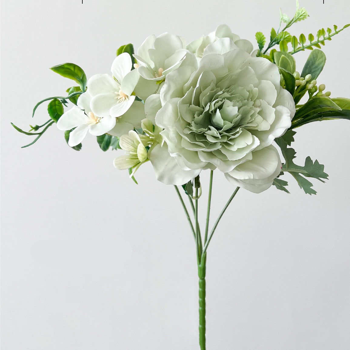 Stunning Peony and Hydrangea Faux Floral Arrangement for Weddings and Home Decor – Perfect for Soft Furnishing Design and Long-lasting Elegance