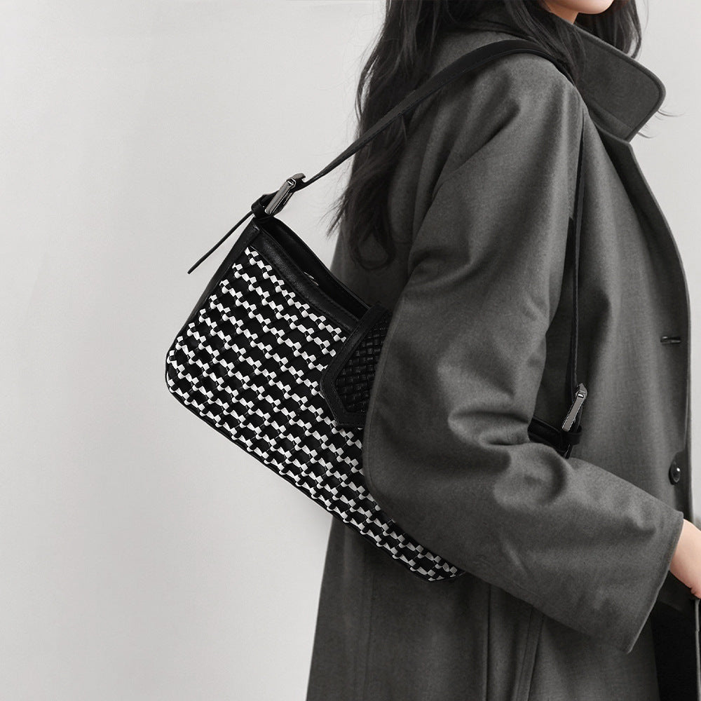 Handwoven Shoulder Bag Commuter Tote