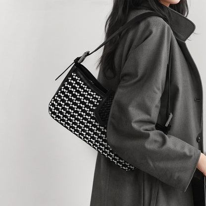 Handwoven Shoulder Bag Commuter Tote