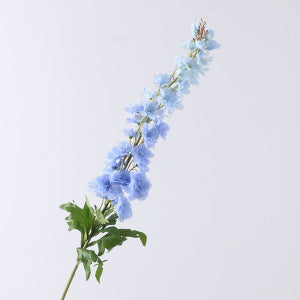 Lifelike Hyacinth Wedding Aisle Decorations - Stunning Faux Violet Delphiniums for Photography and Event Styling