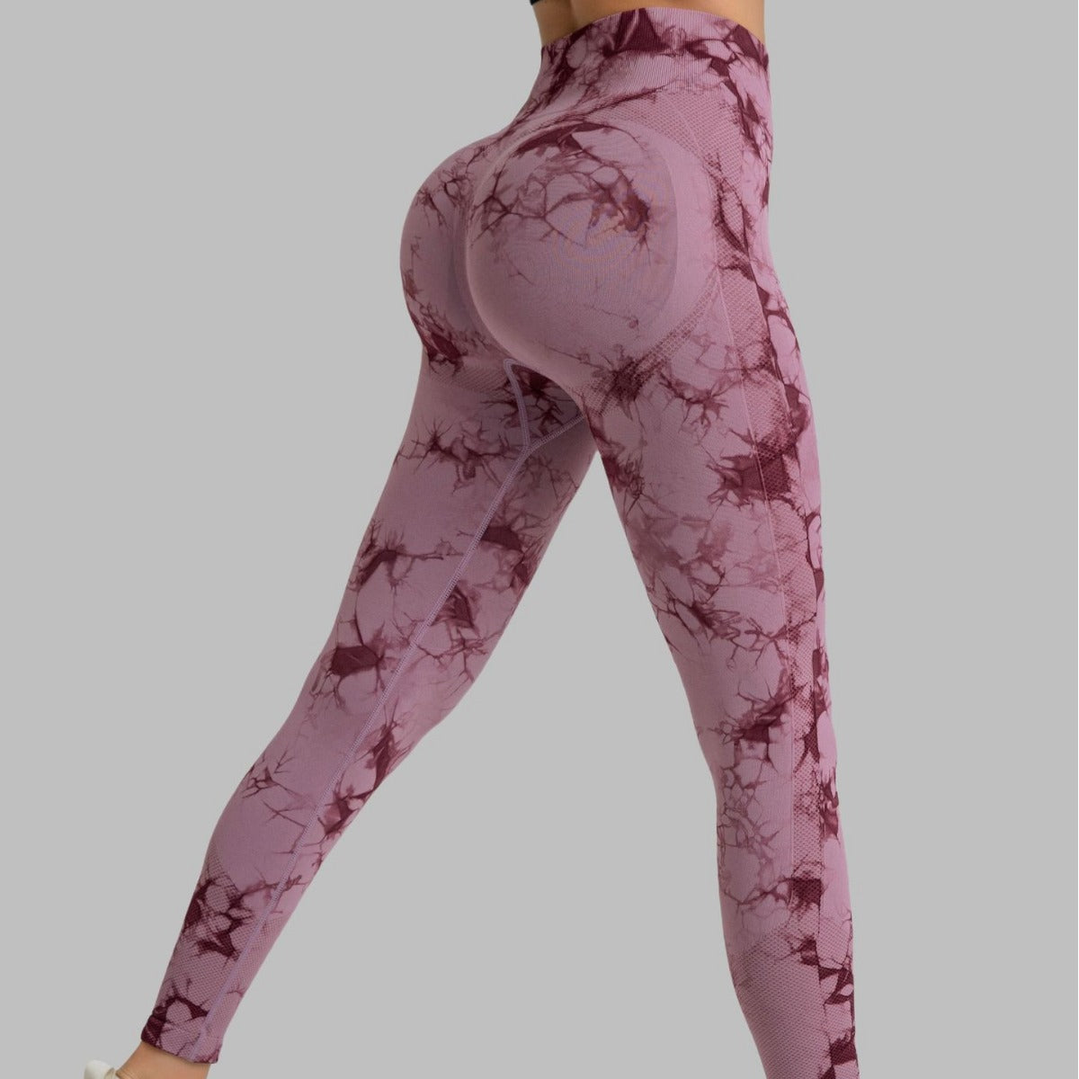 High Waisted Peach Butt Lifting Leggings Ultra Stretch Seamless Tie Dye Workout Yoga Pants for Maximum Comfort and Style