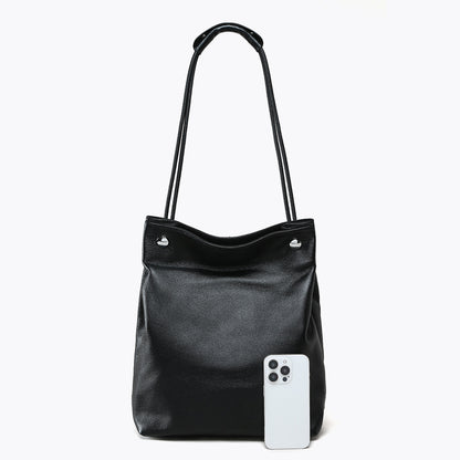 Luxury Genuine Leather Tote Bag Spacious and Everyday Shoulder Bag for Women for Commuting