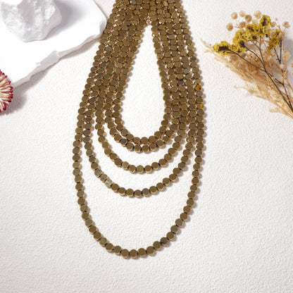 Unique Vintage-Inspired Multi-Layered Luxury Alloy Long Necklace for Women - Chic, High-End Design for the Modern Fashionista