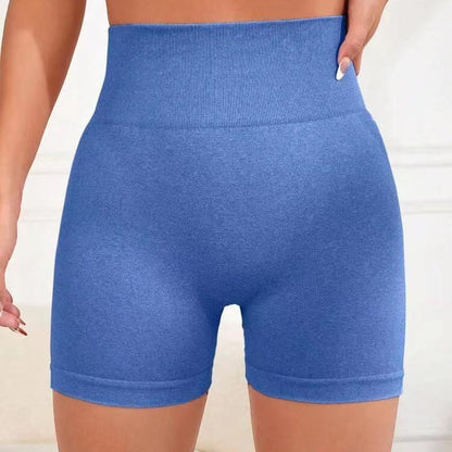 Seamless Peach Butt Yoga Shorts for Women High Waisted Running Workout Shorts for Outdoor Sports and Fitness