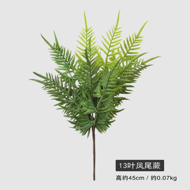 Realistic Fern Boston Fern Replica - Soft Touch Faux Boston Fern for Lush Interior Décor and Landscape Design