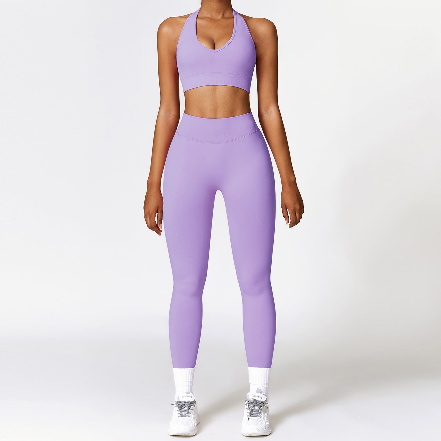 Seamless Body Sculpting Yoga Set for Women Quick Dry Activewear with Beautiful Back Design for Running and Fitness 7318