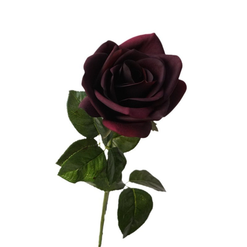 Luxurious Moisture-Infused Realistic Rose Stem - Perfect Artificial Flower for Home Décor, Bridal Bouquets, and Wedding Arrangements | Ideal for Events and Lasting Memories