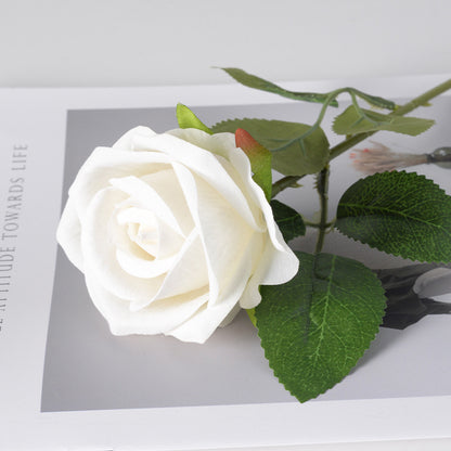 Lifelike Artificial Rose Flowers for Home Decor and Weddings - Perfect Faux Roses for Valentine’s Day and Special Occasions