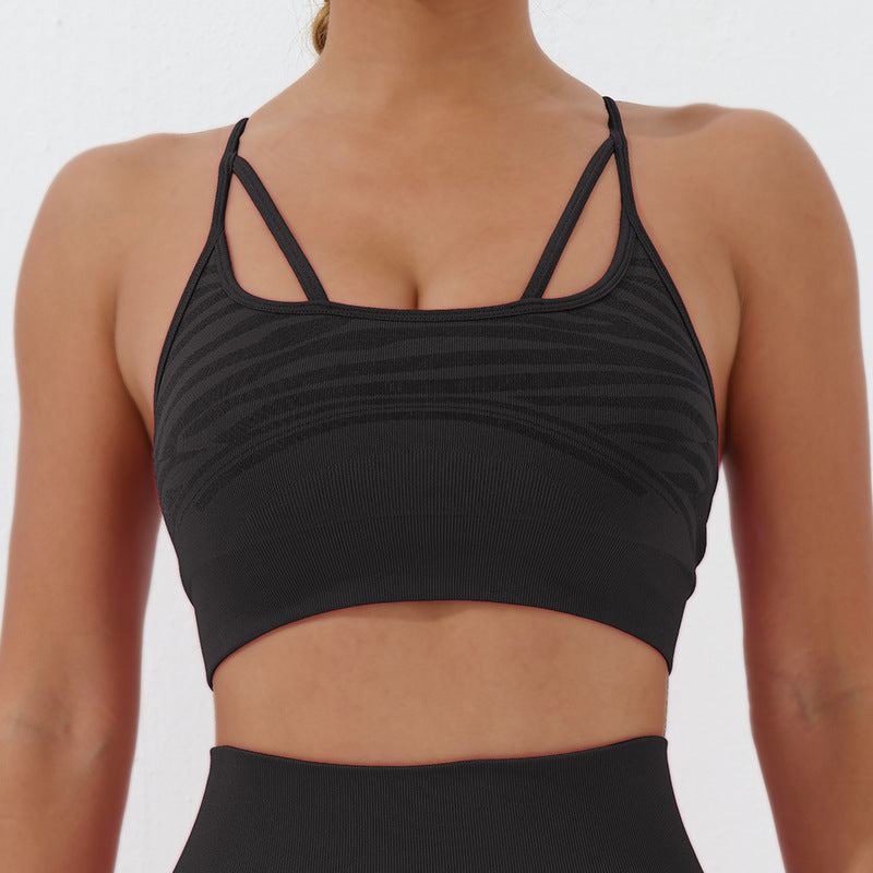 Shine Silk Seamless Yoga Sports Bra with Slim Straps Experience Unmatched Comfort and Style for Your Active Lifestyle