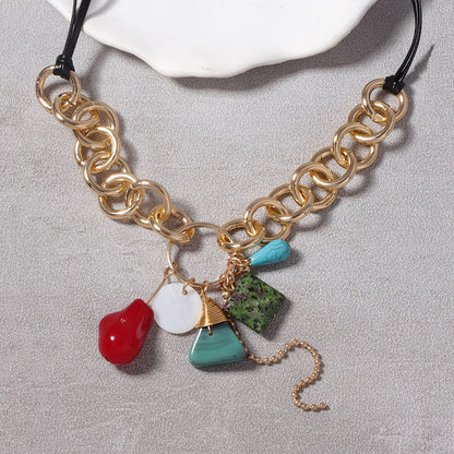 Bold and Unique Tribal-Inspired Pendant Necklace for Women - Versatile Everyday Accessory & Perfect Gift for Any Occasion