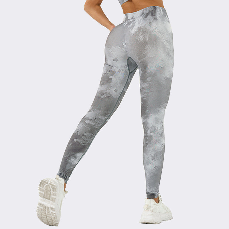 High Waisted Seamless Digital Print Leggings for Women's Fitness for Peachy Running and Autumn Winter Workouts