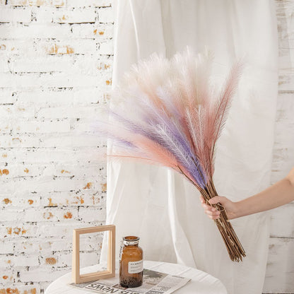 Stunning Faux Pampas Grass Decor - Elegant Ins Style Artificial Flowers for Home and Wedding Decoration | MW09926