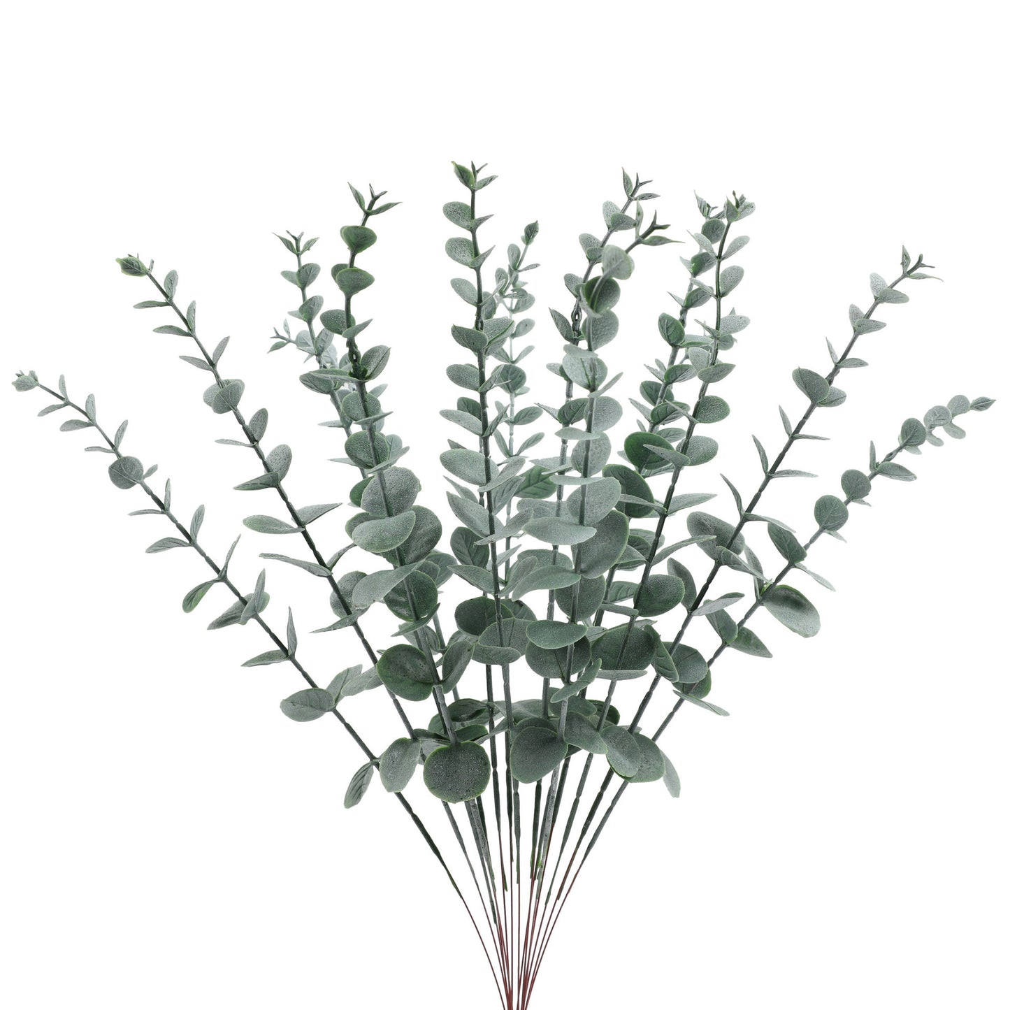 Realistic Eucalyptus Leaves Faux Plant Arrangement – Beautiful Faux Gumnut Décor for Home, Weddings, and Special Events