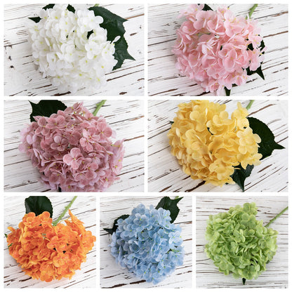 Realistic Hydrangea Floral Arrangement for Home Décor - Perfect for Weddings & Events,  Quality Faux Flowers with a Soft Touch (Model MW96001)