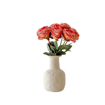 Elegant Artificial Anna Rose Floral Arrangement for Home Décor, Wedding Centerpieces, and Photography Props - Perfect Faux Flowers for Dining Tables and Living Rooms