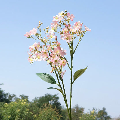 Realistic Faux Fragrant Flower Bouquet - 3 Branch Lilac Spray, Perfect for Home Decor, Weddings, and Photography Styling