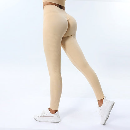 Quick Dry Seamless Yoga Set for Women Breathable Fitness Outfit with Supportive Sports Bra Peach Butt Leggings and Long Pants for Comfort and Style