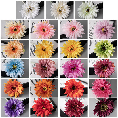 Realistic Sunflower Faux Flowers - Stunning Gerbera Daisies for Home Décor | Vibrant Artificial Plants for Lasting Beauty and Elegance