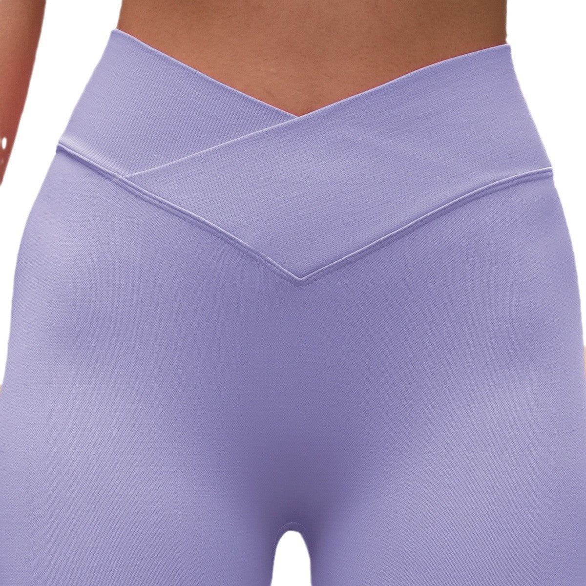 Seamless Cross V Waist Peach Bottom Yoga Pants for Women High Rise 3 4 Leggings Ideal for Fitness Outdoor Activities and Everyday Wear