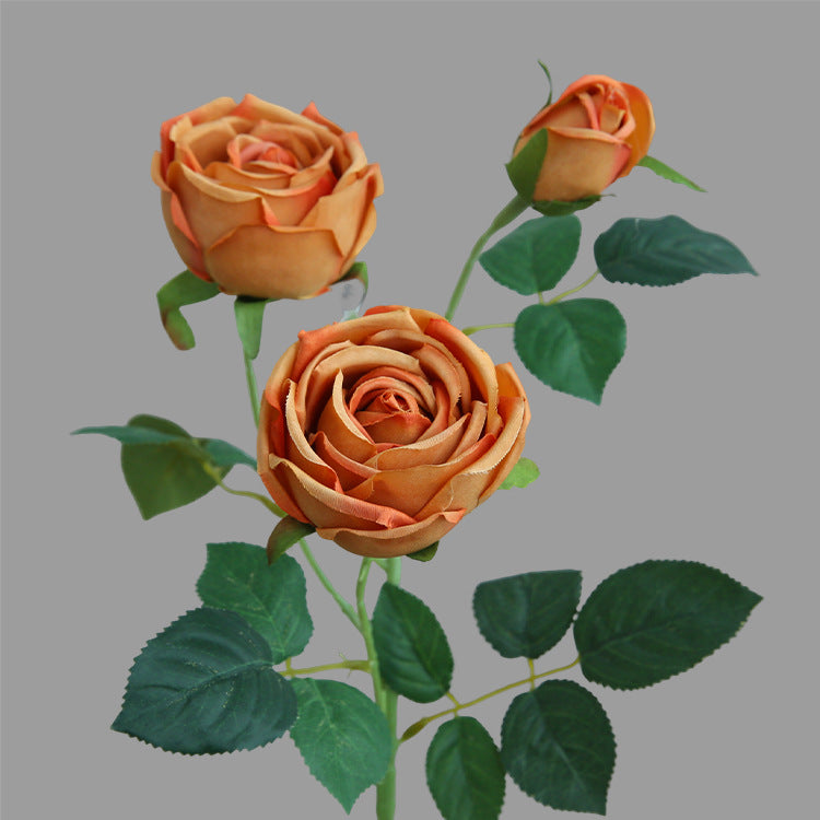 Elegant Faux Royal Rose - European-Inspired Romantic Indoor Decor for Home, Perfect for Airbnb, Floor Display, and Photography Props